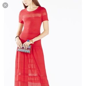 XS BCBG Sydnie dress in Lipstick Red
